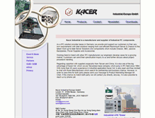 Tablet Screenshot of kacer.com